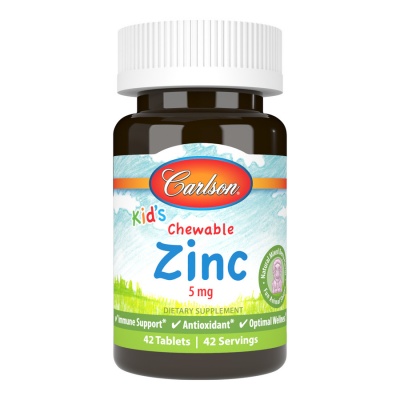  Carlson Labs Kids Chewable Zinc 42 