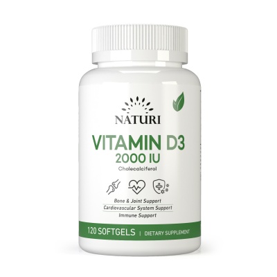  NATURI Vitamin D3 2000ME 120 
