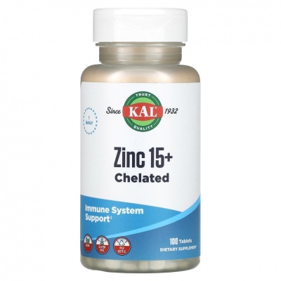  KAL Zinc 15+ Chelated 15  100 